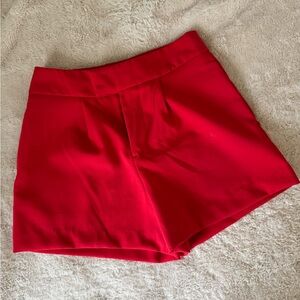 a new day Red High-Waist Tailored Dress Shorts